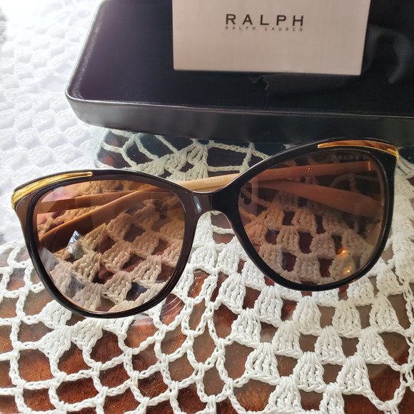 Ralph Lauren Black Gold Sunglasses RA5203 1090/T5  54-16  Polarized main image 7